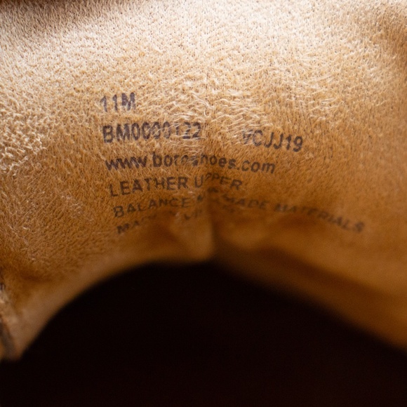 Born Mens Ashram Gray Perforated Leather Casual Shoes Men's Size 11 - Picture 7 of 8